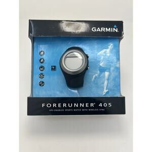 Garmin Forerunner 405 Watch Parts Only w/ ANT Stick & Manuals No Charger